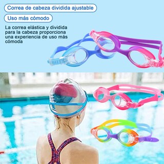 Foto 2 | Foto 2 | Gafas De Natación Unisex Silicona Ultra Suave Para Niños