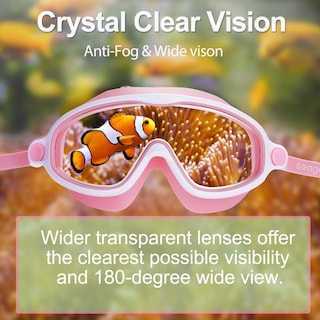 Foto 3 | Foto 3 | Anteojos De Natación Seago Azul Paquete Doble Antivaho Antirayos Uv Para Niños