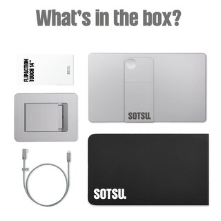 Foto 2 | Foto 2 | Monitor Portátil Sotsu Cromado Flipaction Touch 14 Pulgadas Pantalla Táctil Compatible Con Pc Y Andr