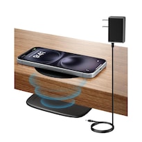 Cargador Inalámbrico Kpon Oculto Blanco Estación De Carga Para Teléfonos Inalámbricos