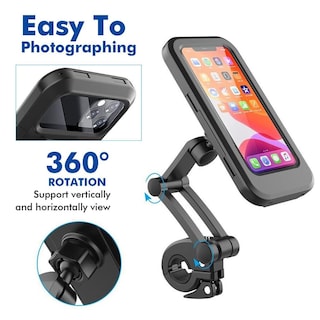 Foto 5 | Foto 5 | Soporte De Celular Universal Moto Y Bicicleta Con Pantalla Táctil Rotación 360° Ajustable