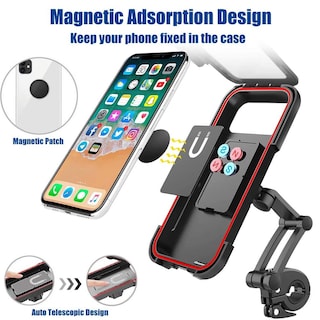 Foto 6 | Foto 6 | Soporte De Celular Universal Moto Y Bicicleta Con Pantalla Táctil Rotación 360° Ajustable