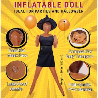 Foto 8 | Foto 8 | Muñeca Inflable Air Gag Beige Para Despedida De Soltero Y Fiestas