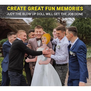 Foto 2 | Foto 2 | Muñeca Inflable Air Gag Beige Para Despedidas Y Eventos Divertidos