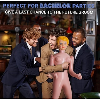 Foto 4 | Foto 4 | Muñeca Inflable Air Gag Beige Para Despedidas Y Eventos Divertidos