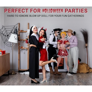 Foto 8 | Foto 8 | Muñeca Inflable Air Gag Beige Para Despedidas Y Eventos Divertidos