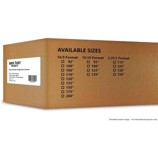 Foto 2 | Foto 2 | Marco Fijo Silver Ticket Products Gris Cine En Casa 106 Pulgadas 16:9 Ultra Hd Hdr 3d