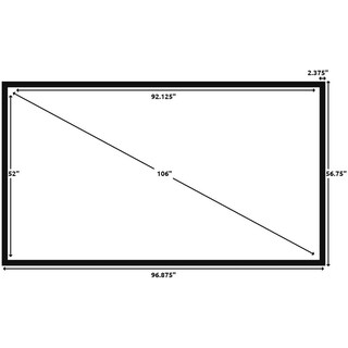 Foto 7 | Foto 7 | Marco Fijo Silver Ticket Products Gris Cine En Casa 106 Pulgadas 16:9 Ultra Hd Hdr 3d