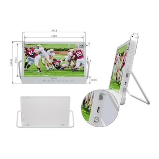 Foto 5 | Foto 5 | Televisor Portátil Sylvox 15.6 Pulgadas Negro Resistente Al Agua Ip66 Smart 1080p Recargable Para Rv