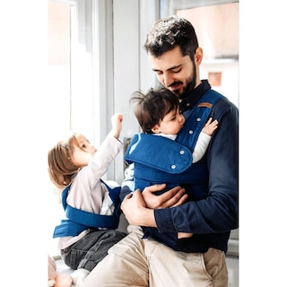 Foto 8 | Foto 8 | Portabebés Marsupi Azul Marino Ocean Ajustable Algodón Orgánico Talla Xl