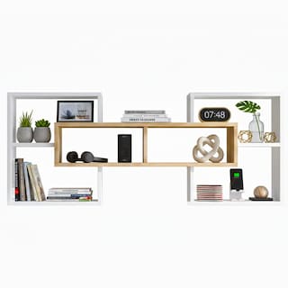 Foto 1 | Foto 1 | Repisas Flotantes Kioto Blanco de Roble