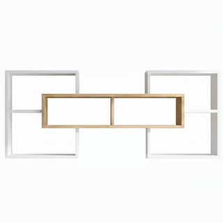 Foto 2 | Foto 2 | Repisas Flotantes Kioto Blanco de Roble