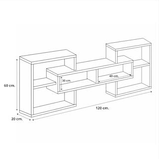 Foto 6 | Foto 6 | Repisas Flotantes Kioto Blanco de Roble