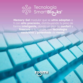 Foto 2 | Foto 2 | Almohada Estándar Roomi Smart Blocks Firmeza Alta
