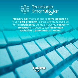 Foto 2 | Foto 2 | Almohada Estándar Roomi Smart Blocks Firmeza Media