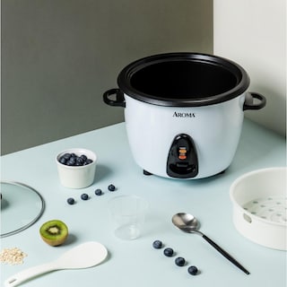 Foto 7 | Foto 7 | Olla Arrocera Y Vaporizador Aroma Housewares Blanco 20 Tazas