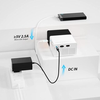 Foto 5 | Foto 5 | Mini Proyector Easytao Blanco 720p Nativo Wifi Para Smartphone Y Pc