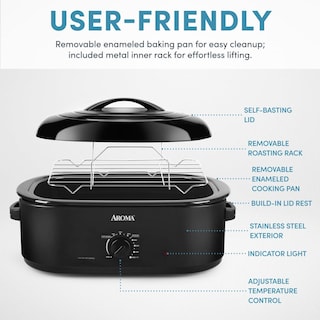 Foto 5 | Foto 5 | Horno Tostador Aroma Housewares Negro De 18 Cuartos