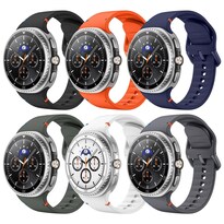Pulseras Deportivas Astorgos Negro Blanco Gris Plateado Azul Naranja Para Samsung Galaxy Watch 8 Com
