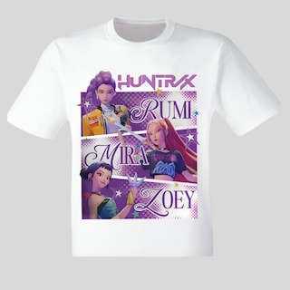 Foto 1 | Foto 1 | Playera Infantil Kpop Demon Hunters Diseño Huntrix Color Blanco Talla 4