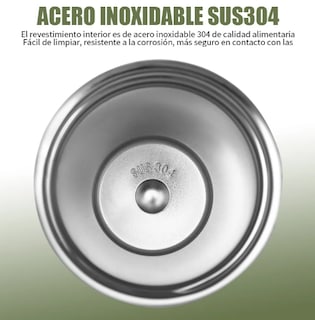 Foto 2 | Foto 2 | Taza De Viaje Térmica Doble Pared Acero Inoxidable Modelo Verde