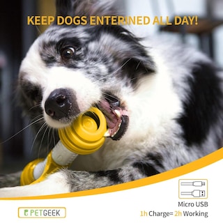 Foto 3 | Foto 3 | Juguetes Interactivos Petgeek Perros Mediano Usb Recargable Duradero