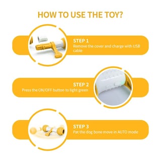 Foto 4 | Foto 4 | Juguetes Interactivos Petgeek Perros Mediano Usb Recargable Duradero