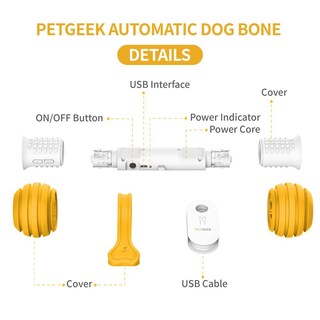 Foto 6 | Foto 6 | Juguetes Interactivos Petgeek Perros Mediano Usb Recargable Duradero