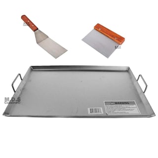 Foto 1 | Foto 1 | Plancha De Acero Inoxidable Chef Pro Gris Resistente 50cm X 33cm