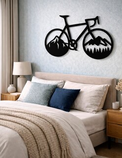 Foto 3 | Foto 3 | Cuadro Bicicleta Decoración de Pared MDF 9mm |Adorno Moderno para el Hogar, Dormitorio, Sala Hecho en México
