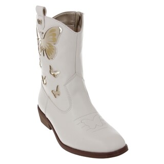 Foto 3 | Foto 3 | Bota Vaquera Karsten Color Hueso Para Niña