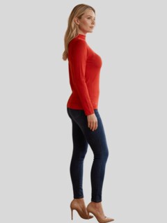 Foto 4 | Foto 4 | Blusas Mujer Manga Larga Interior Térmico Invierno Bl-1039 Rojo Dama