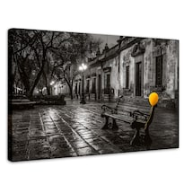 Cuadro Decorativo Canvas Plaza Mexico Luz 90x60