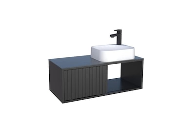 Foto 3 | Foto 3 | Mueble para Baño Madik Aster 80 Gris con Gabinete y Lavabo