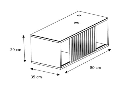Foto 4 | Foto 4 | Mueble para Baño Madik Aster 80 Gris con Gabinete y Lavabo