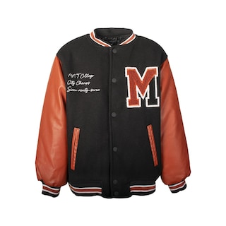 Foto 2 | Foto 2 | Chamarra Varsity Para Niño Con Bolsas Greenlander Naranja