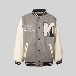 Foto 2 | Foto 2 | Chamarra Varsity Para Niño Con Bolsas Greenlander Gris