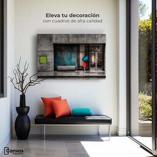 Foto 3 | Foto 3 | Cuadro Decorativo México Canvas Santa Fe Brilla Mas 90x60