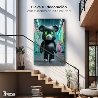 Foto 3 | Foto 3 | Cuadro Decorativo Canvas Grafiti Lumo 60x90