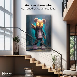 Foto 3 | Foto 3 | Cuadro Decorativo Canvas Lumo Boom 60x90