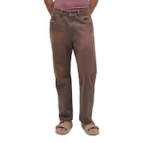 Jeans De Mezclilla MCHK 8091 Corte Cropped Caballero Arrecife Gris