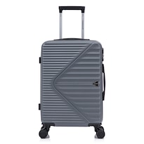 Maleta De Cabina Rigida Con Ruedas 6044 Color Gris 10kg