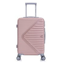 Maleta De Cabina Rigida Con Ruedas 6044 Color Rosa 10kg