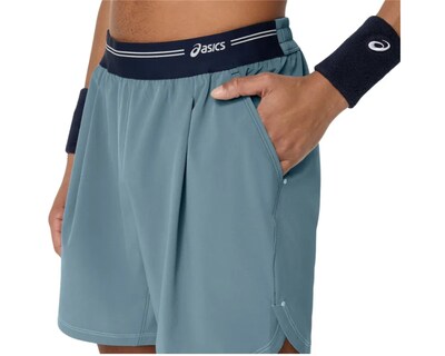 Foto 4 | Foto 4 | Short Tennis Asics Game 7in Verde Hombre 2041a382.020 Color Verde