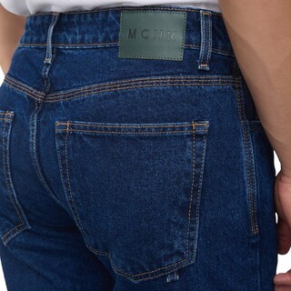 Foto 4 | Foto 4 | Jeans De Mezclilla MCHK 8093 Corte Recto Caballero Azul Oscuro