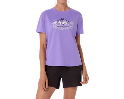 Foto 1 | Foto 1 | Playera Trail Asics Fujitrail Logo Morado Mujer 2012d432.500 Color Morado