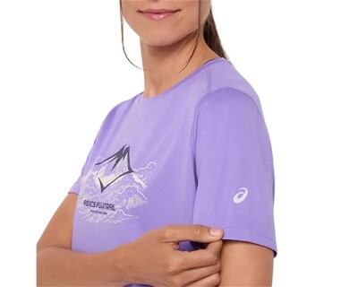 Foto 4 | Foto 4 | Playera Trail Asics Fujitrail Logo Morado Mujer 2012d432.500 Color Morado