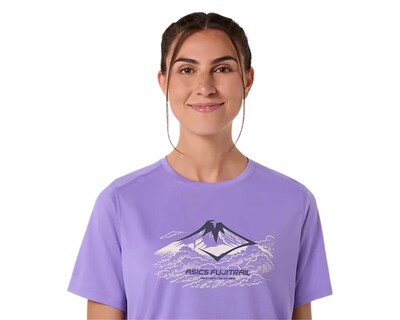 Foto 6 | Foto 6 | Playera Trail Asics Fujitrail Logo Morado Mujer 2012d432.500 Color Morado