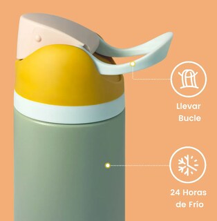 Foto 2 | Foto 2 | Termo Acero Inoxidable 18/8 Doble Puerto 950 Ml Modelo Verde