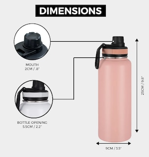 Foto 2 | Foto 2 | Termo Acero Inoxidable 304 Doble Pared 1100 Ml Modelo Rosa